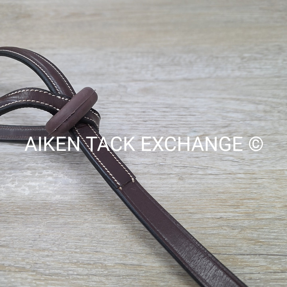 Fancy Stitched Standing Martingale, Brown, Size X-Full