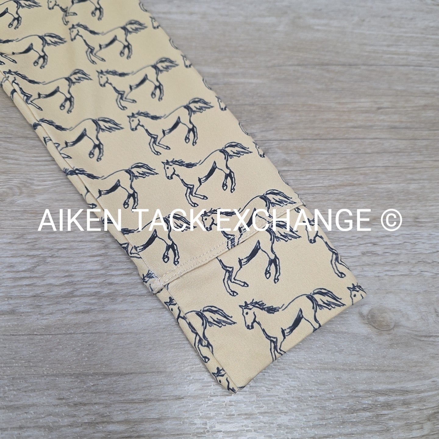 FITS Long Sleeve Winter Tech Shirt, Midnight Navy Horses, Women's Small