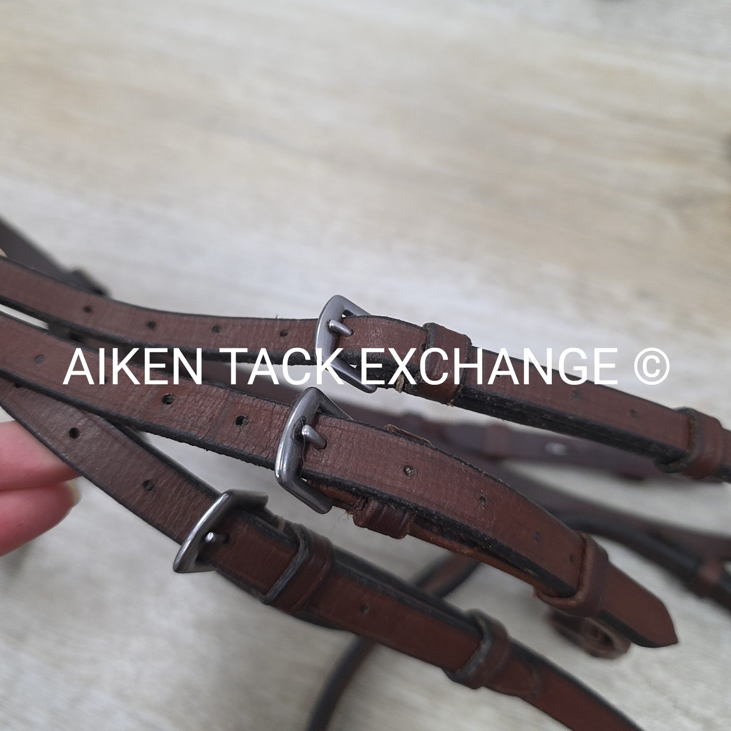 BARGAIN BUNDLE: Stubben Bridle with Reins & Unknown Brand Bridle with Laced Rein