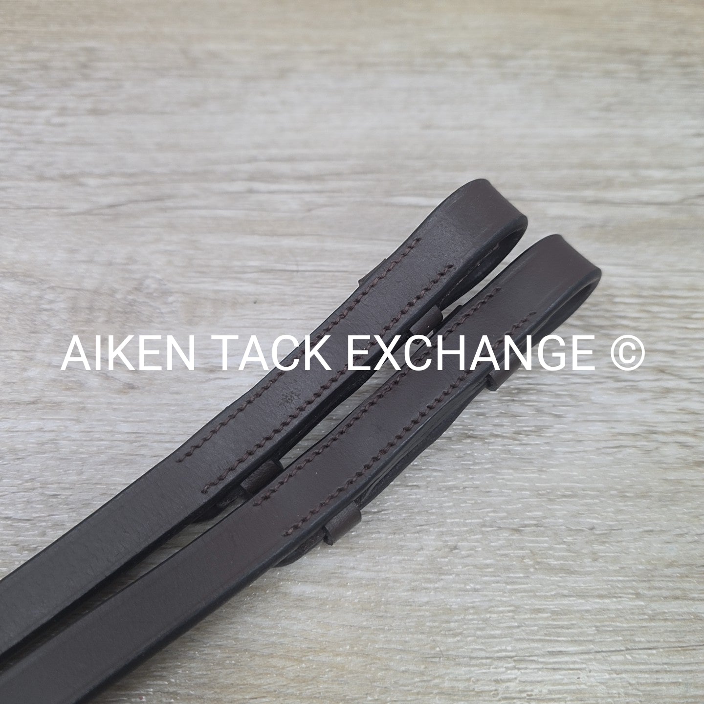 Plain Laced Reins, Brown, 53"