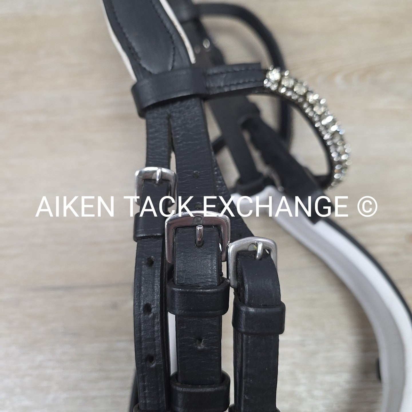 Horze Grayson Classic Dressage Ergonomic Bridle, No Reins, Black, Size Pony