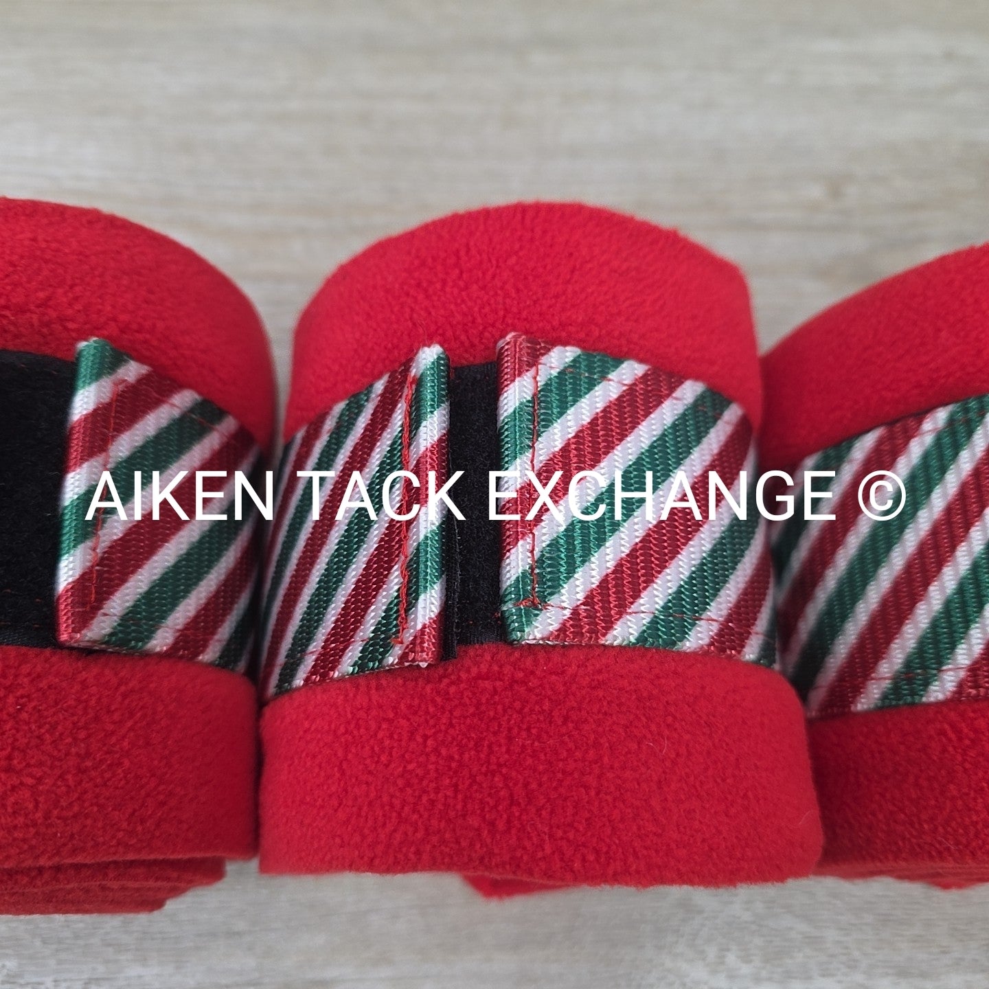 Dover Saddlery Candy Cane Polo Wraps, Set of 4