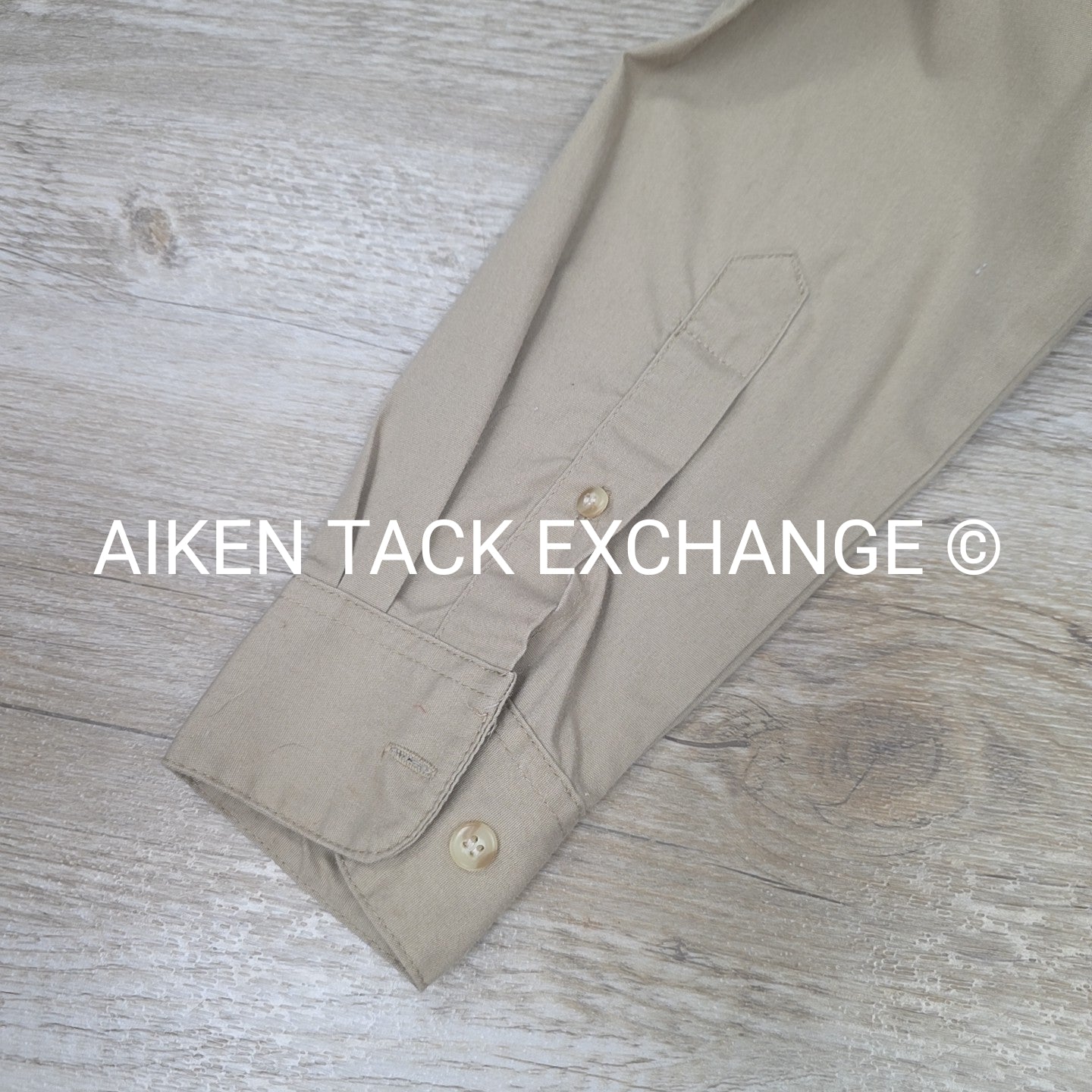 Aiken Hounds Long Sleeve Button Down Top, Size Medium