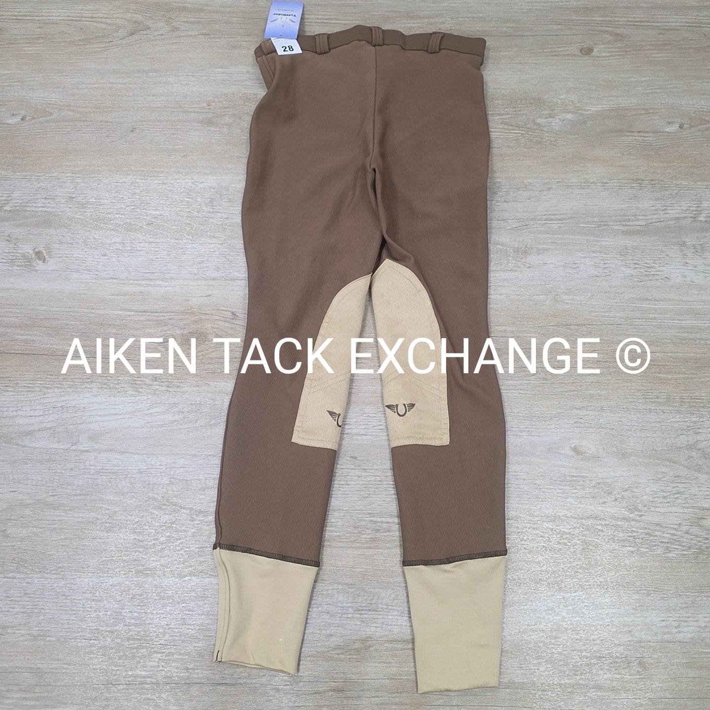 TuffRider Ribb Knee Patch Breeches, Size 28