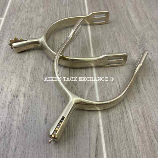 Herm Sprenger Men's German Silver Rowel Spurs