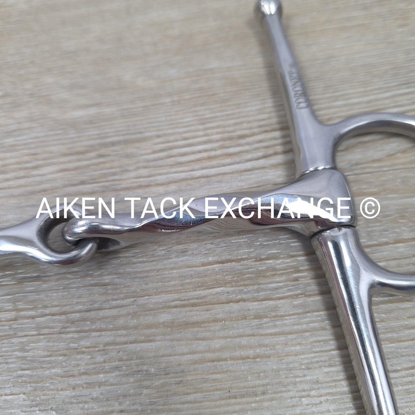 Coronet Single Joint Slow Twist Full Cheek Bit with Keepers, 5"