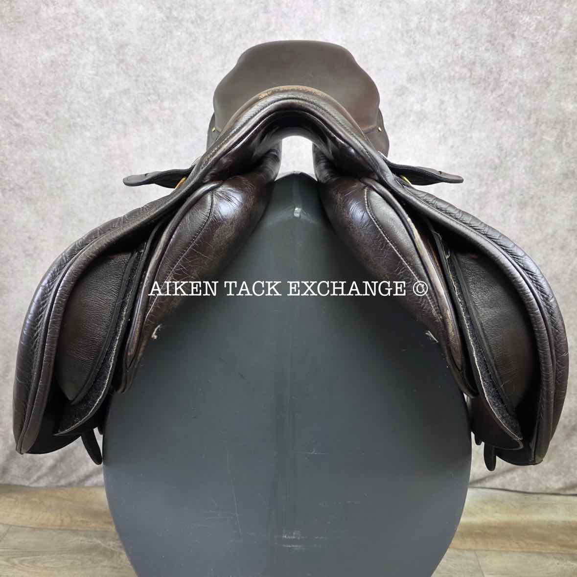 Albion Kontact Pro H/J Jewell Jump Saddle, 17.5" Seat, Medium Tree, Wool Flocked Panels