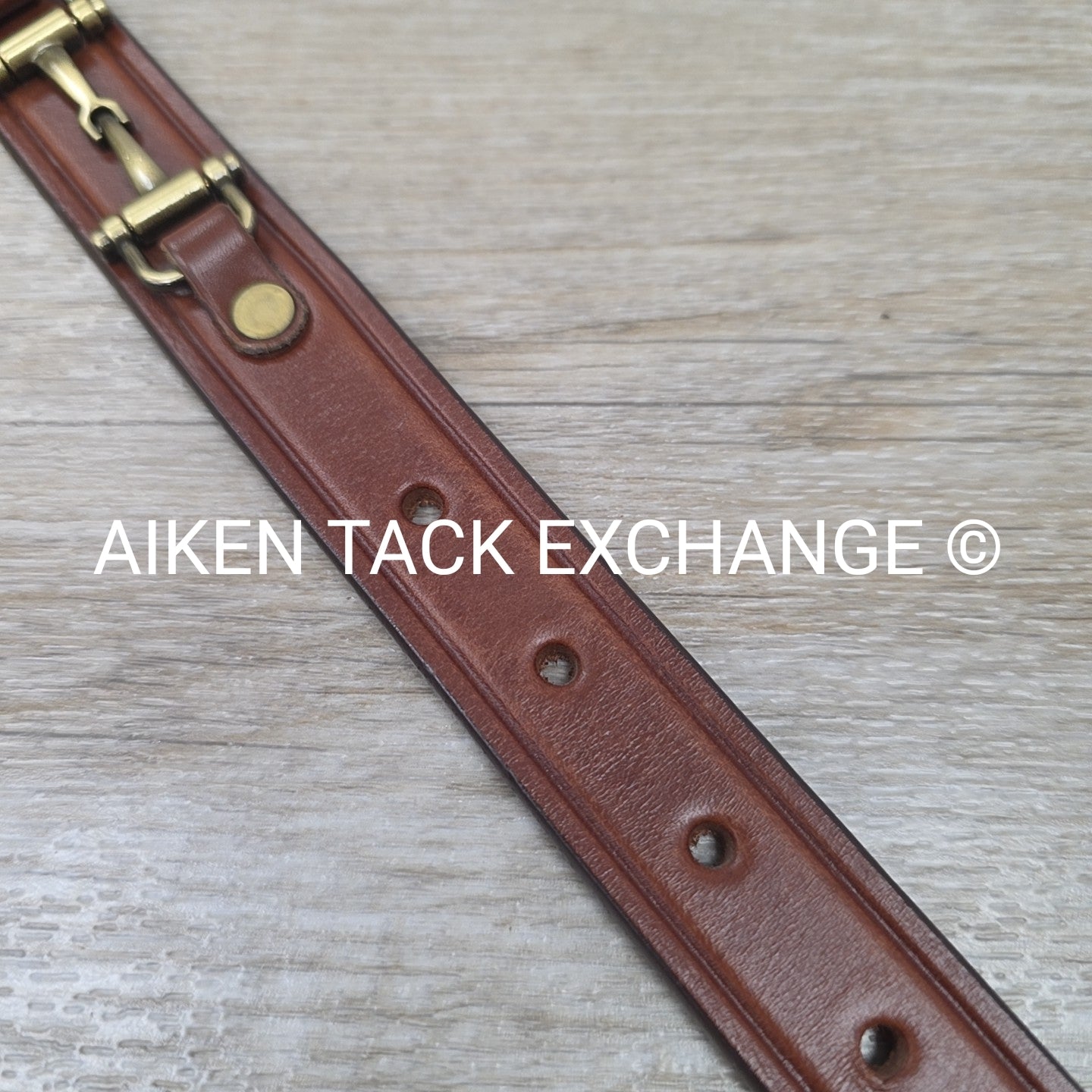 Tory Leather Snaffle Bit Belt, Brown, 26