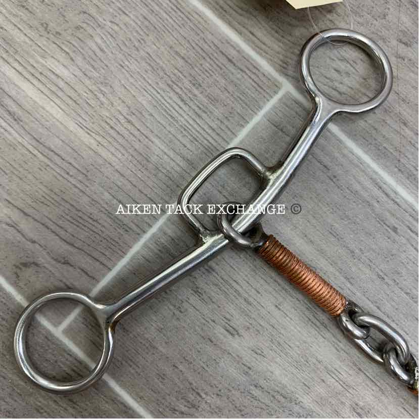 Showman Sliding Gag Double Joint Life Saver Copper Wrapped Bit 4.5"
