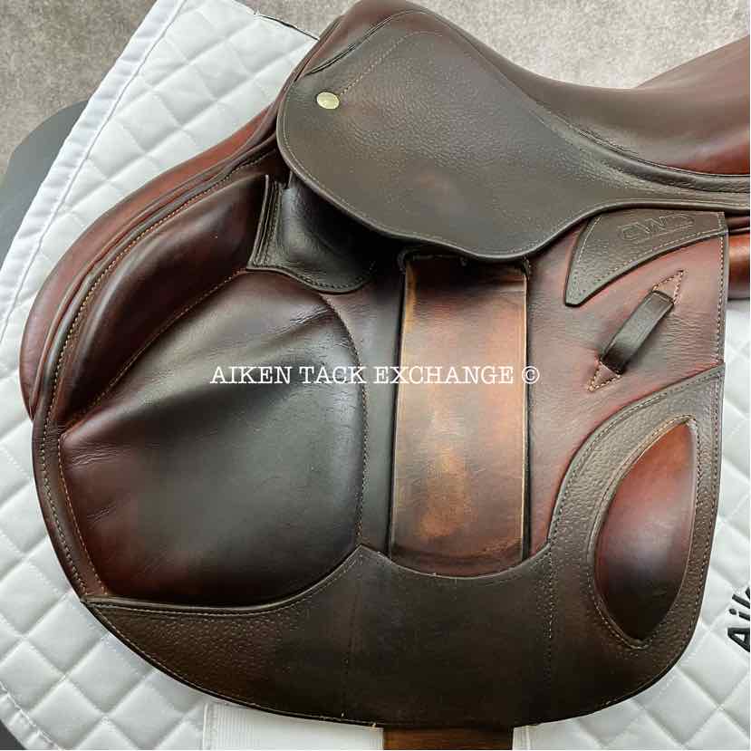 **SOLD** 2011 CWD SE15 Monoflap Jump Saddle, 16" Seat, 1A Flap, Medium Tree, Foam Panels
