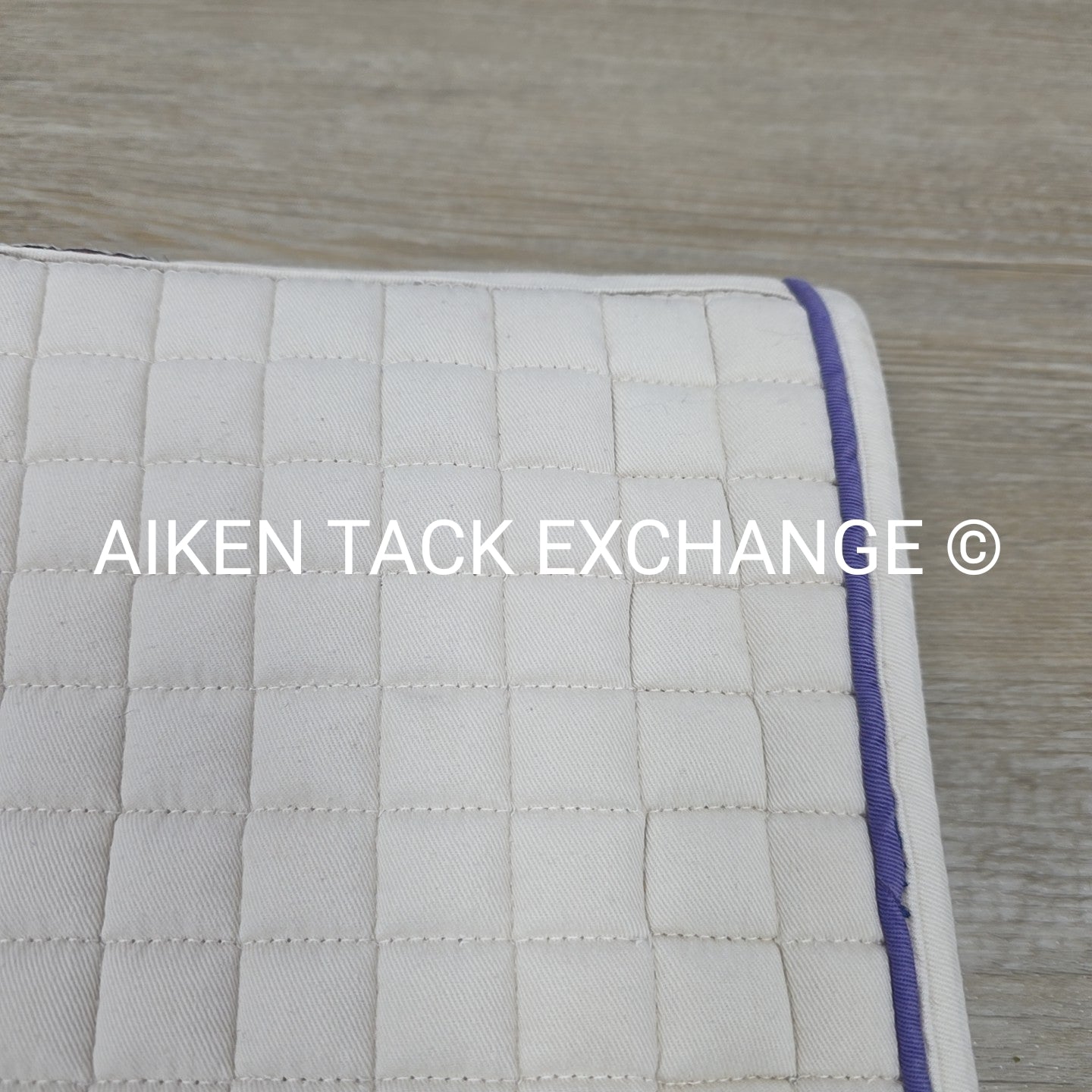 PRI All Purpose Saddle Pad w/ Purple Trim