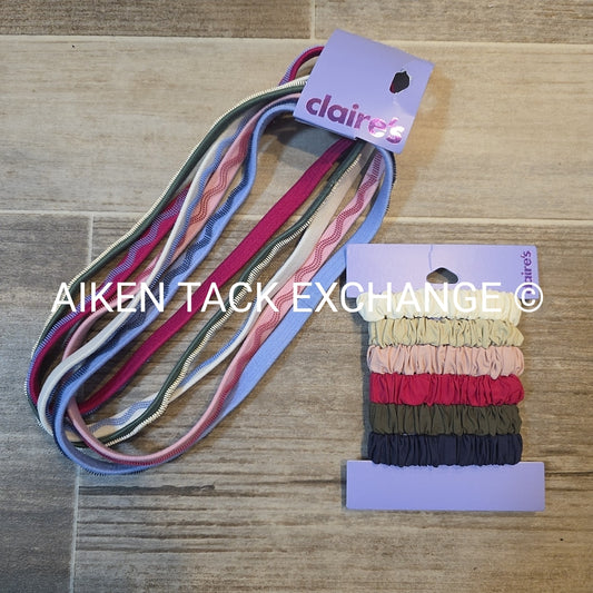 Claire's Hair Bundle - Hair Tie Set, 5 Headbands