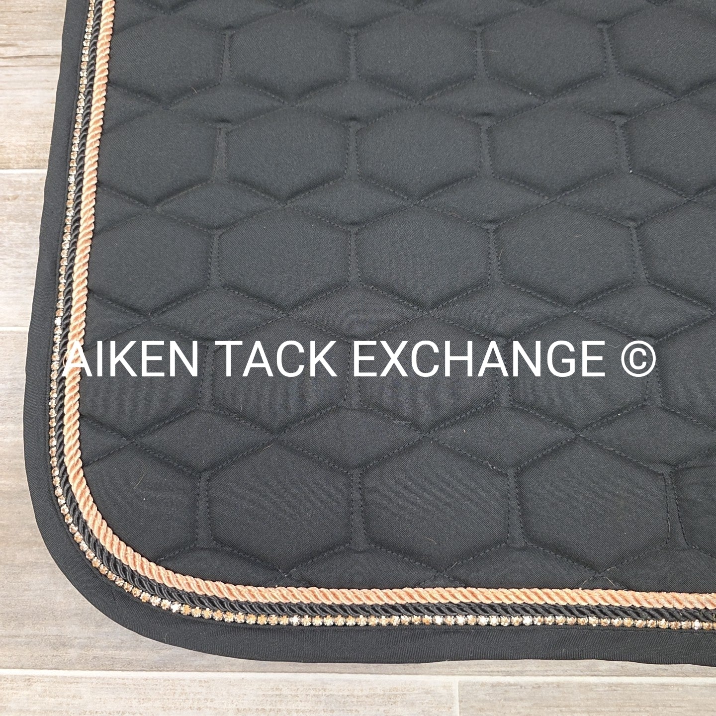 HKM Rose Gold Glamour Dressage Saddle Pad