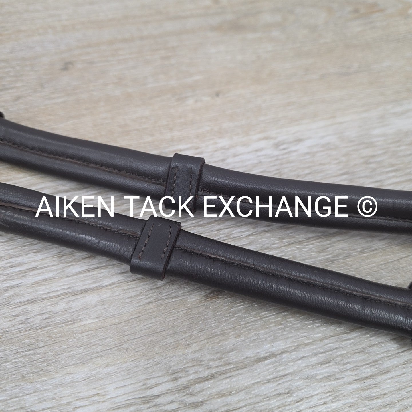 Cushion Grip Reins with Hand Stops, Brown, 56"