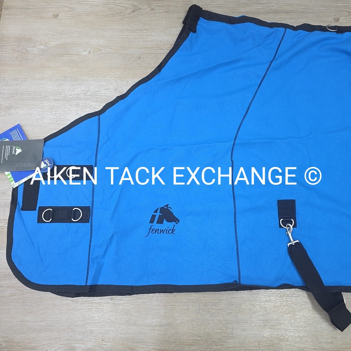 Fenwick Equestrian Softshell Therapeutic Bamboo Blanket, Blue, Size 78"