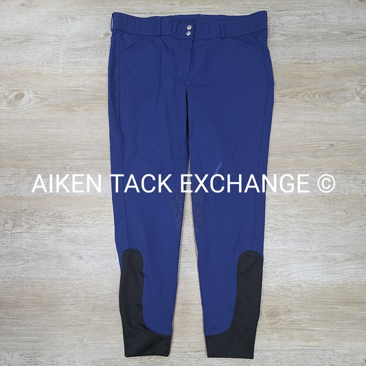 Dover Saddlery Silicone Knee Patch Breeches, Size 32