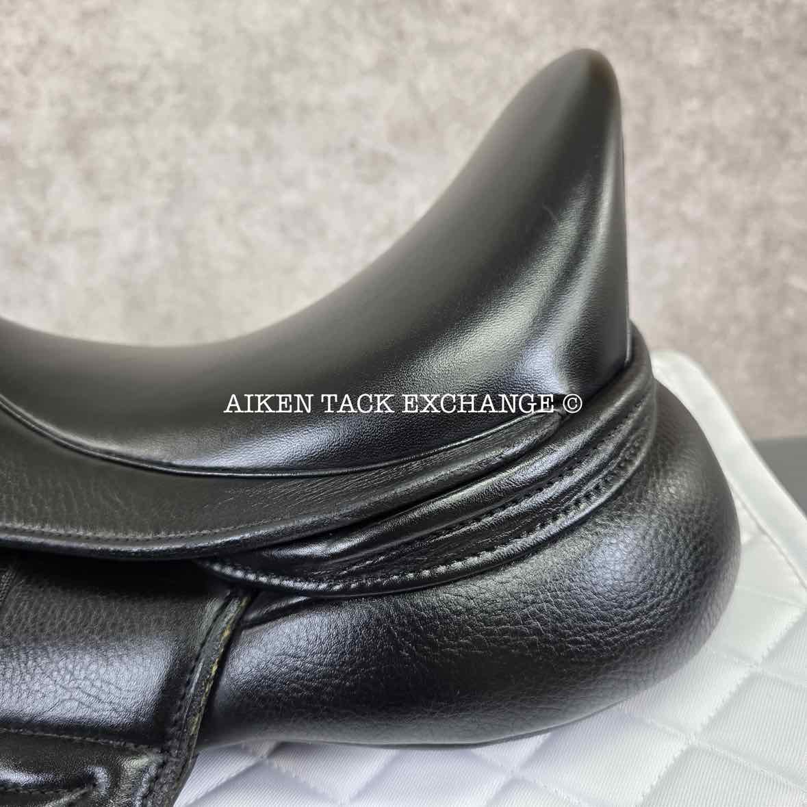 2024 Envy Motion Dressage Saddle, 17" Seat, Adjustable Tree, Wool Flocked Panels