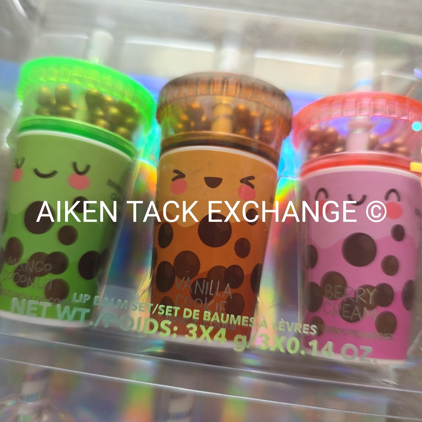 Claire's Lip Balm Sets (2) - 3 Count Per Each Set (6 Total)