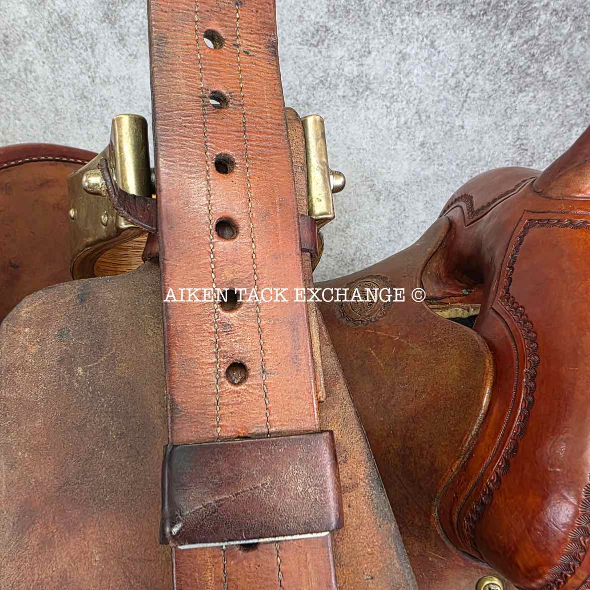 2008 Loredo Saddlery Western Saddle, 15" Seat, Wide Tree - Full QH Bars