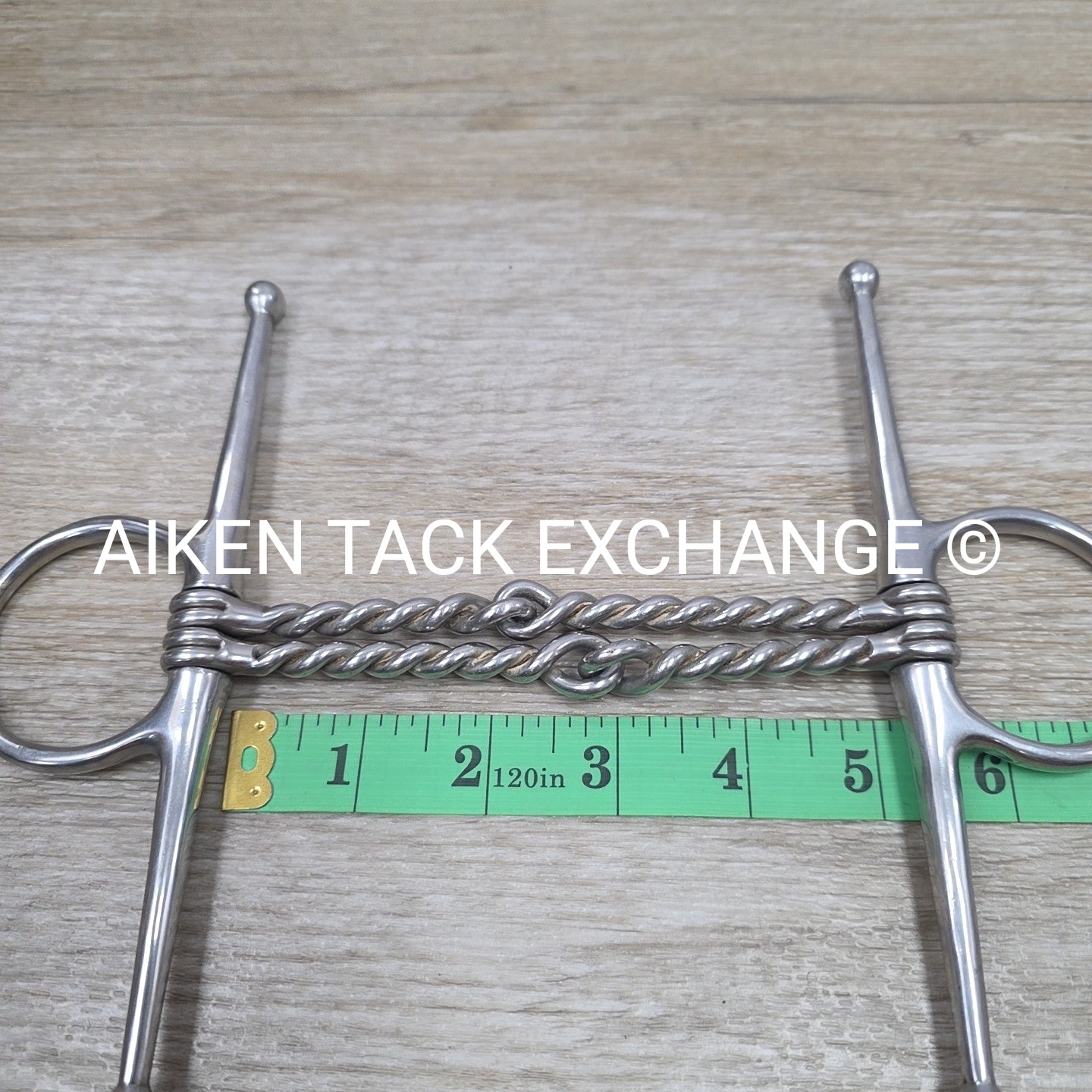 Full Cheek Double Twisted Wire Bit 5.25"