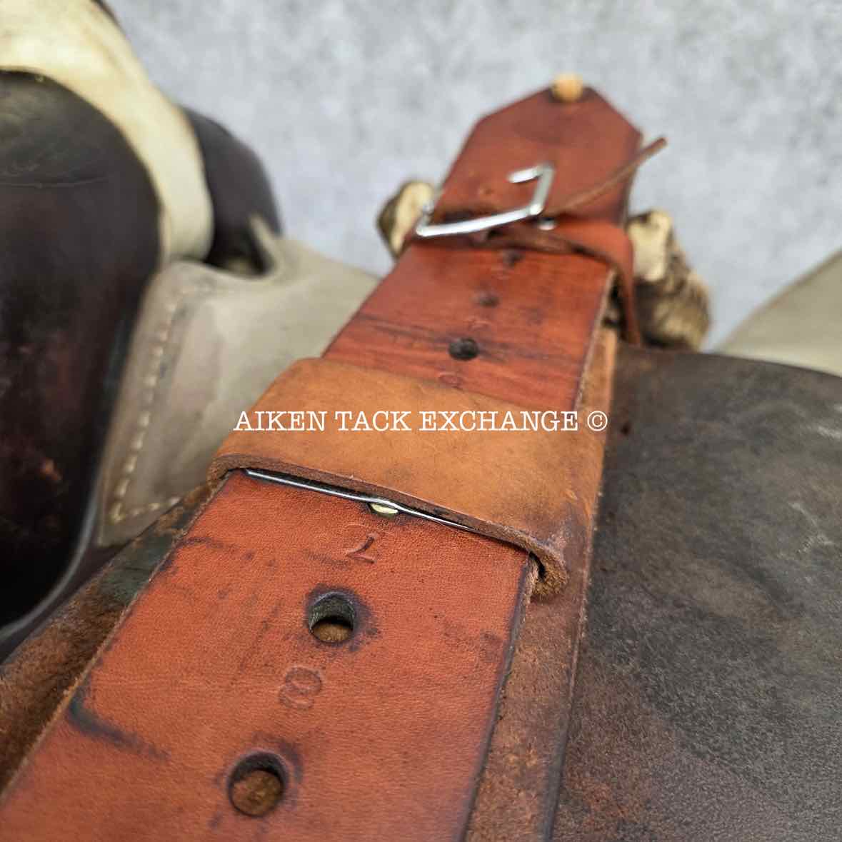 Bona Allen Western Roping Saddle, 15" Seat, Regular Tree - Semi QH Bars