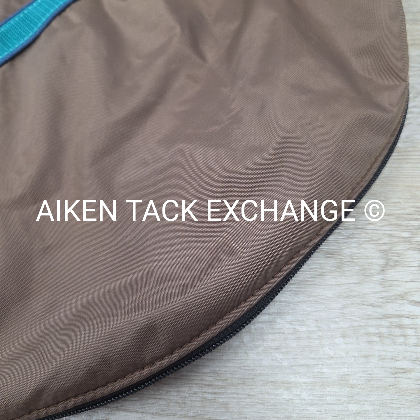 Fleece Lined Saddle Cover Carry Bag, Missing Strap & Has Custom Embroidery