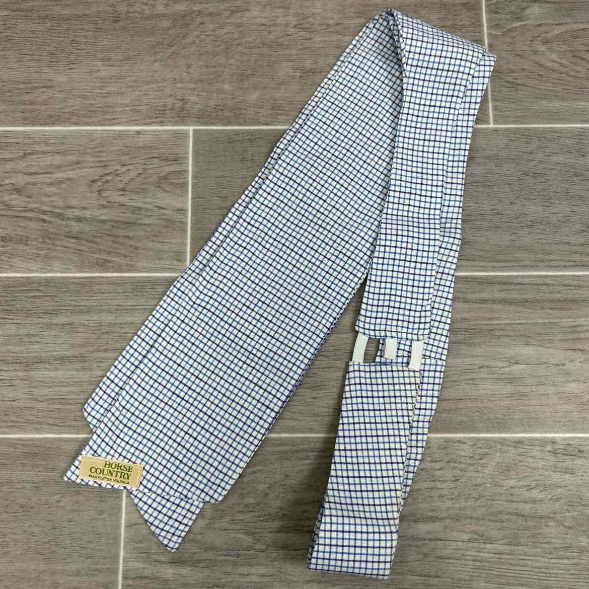 Horse Country Shaped Tattersal Stock Tie