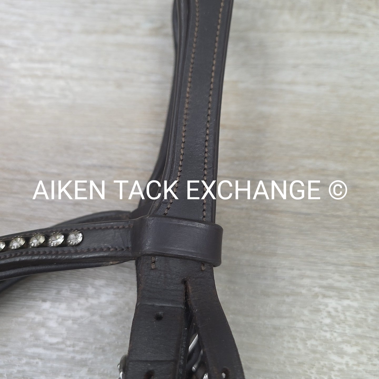 Monocrown Figure 8 Bridle, No Reins, Brown, Size Full