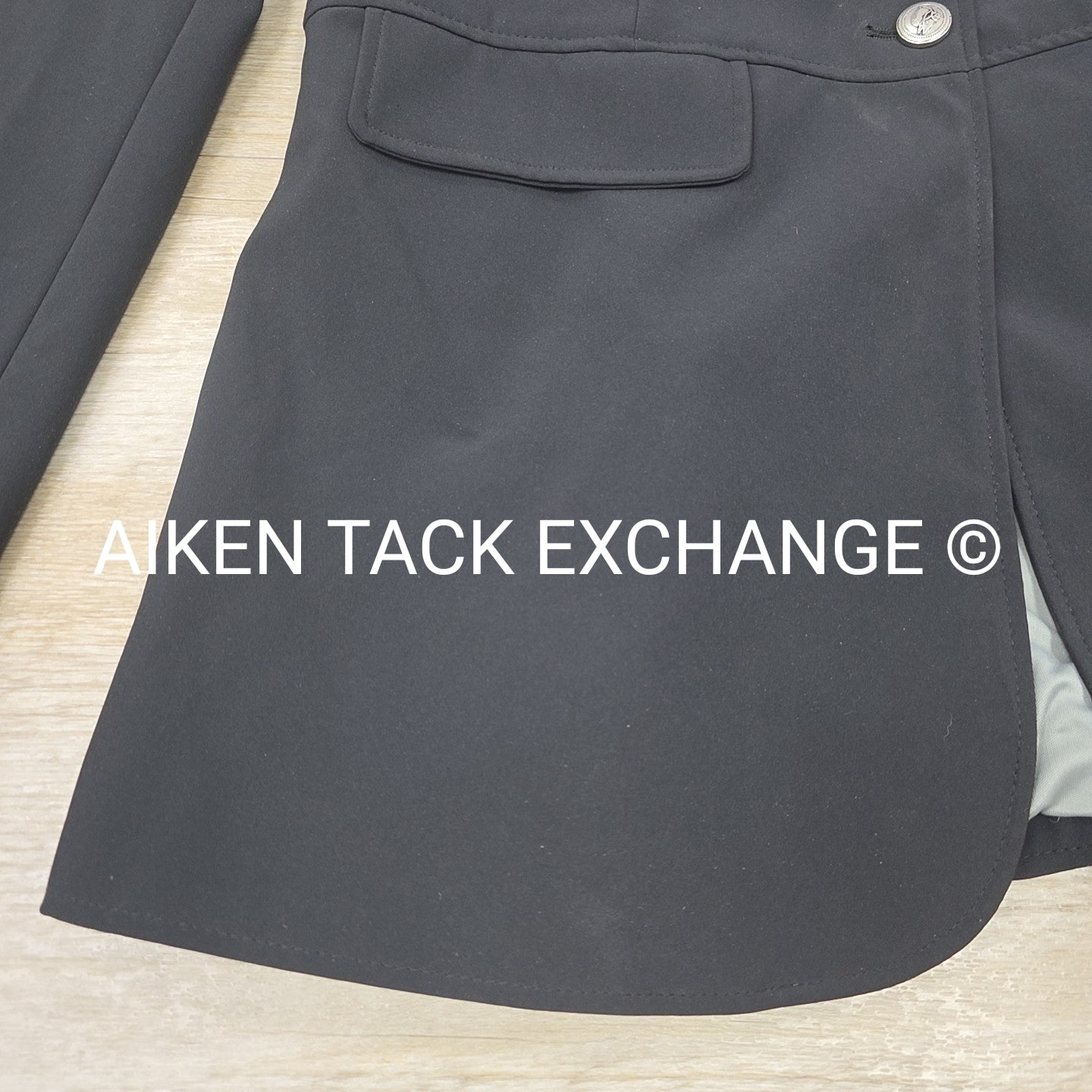 EOUS Dressage Show Coat, Black, Machine Washable, Women's Size 16