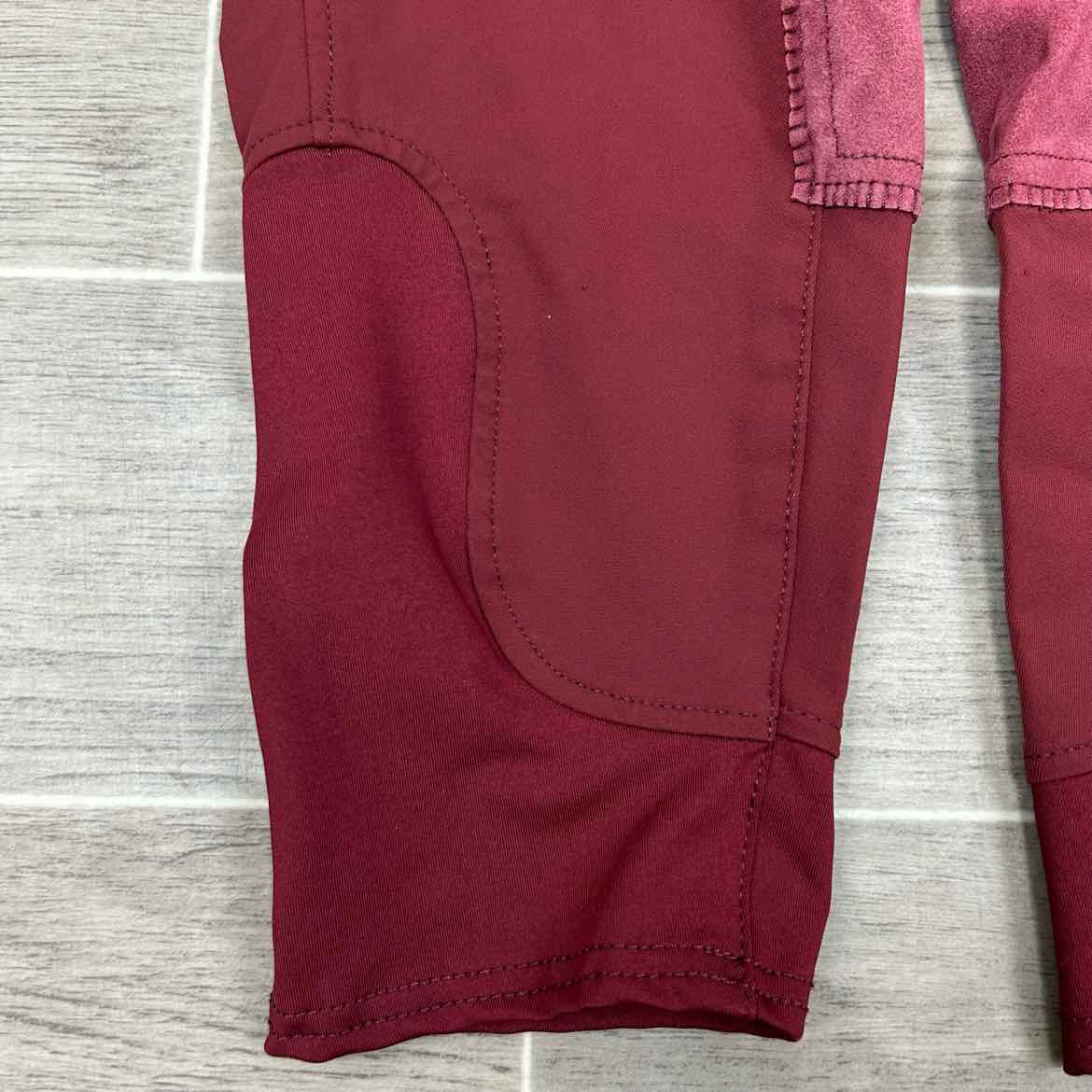 SmartPak Hadley High-Rise Full Seat Breeches in Merlot, Size 36 R