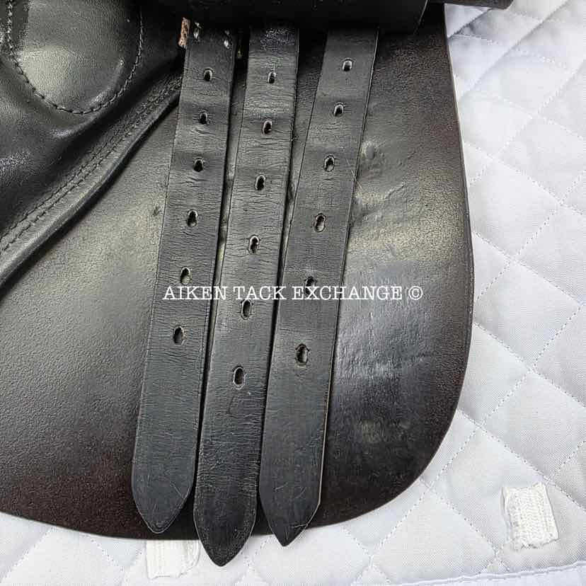 Stubben Laurus All Purpose Jump Saddle, 16" Seat, 32cm Tree - Extra Wide, Wool Flocked Panels