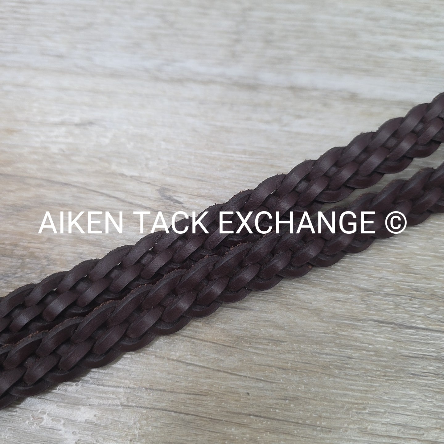 Joseph Sterling Plaited Reins, Brown, 64"