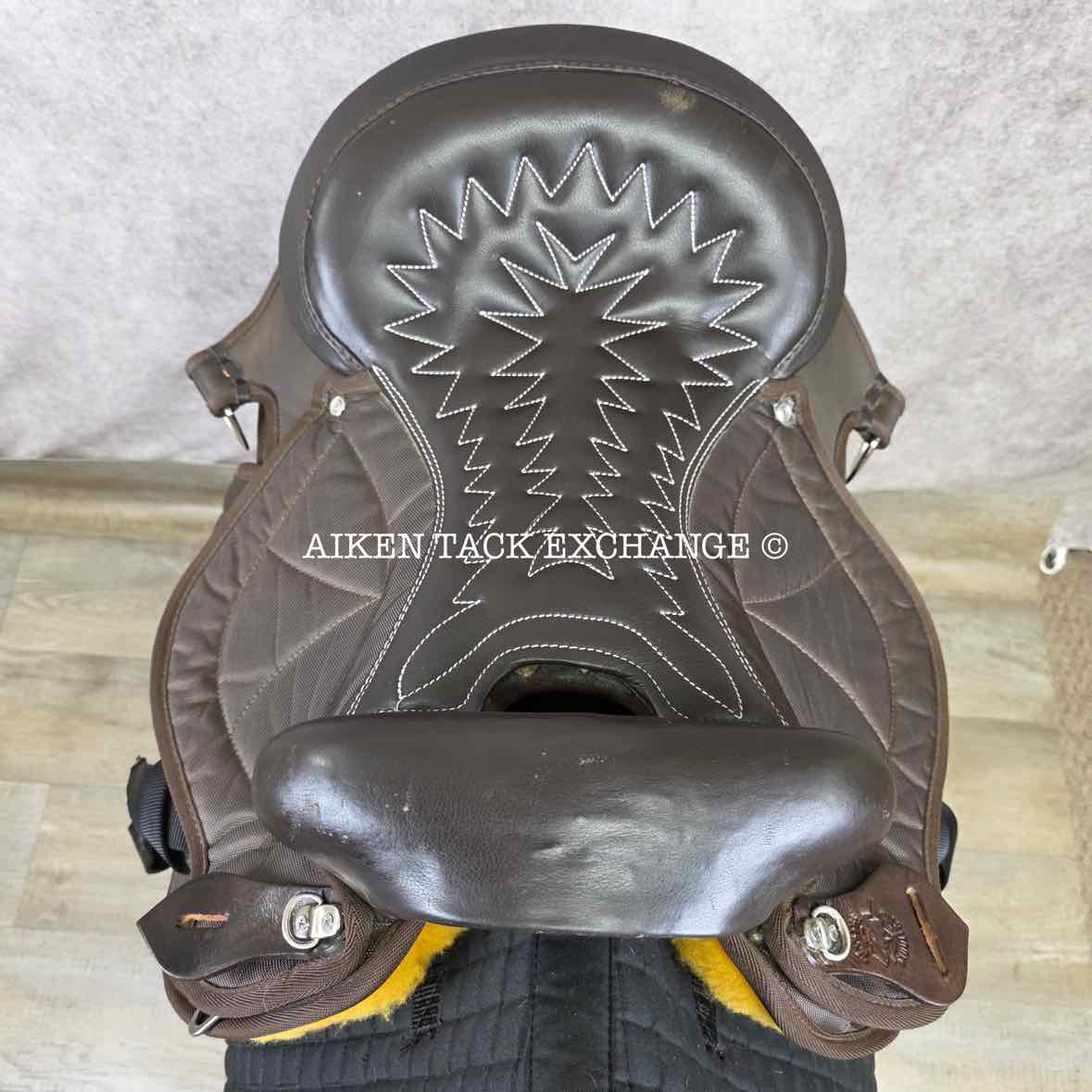 **SOLD** Tennessee Saddlery Hornless Gaited Western Saddle, 16" Seat, Wide Tree - Full QH Bars