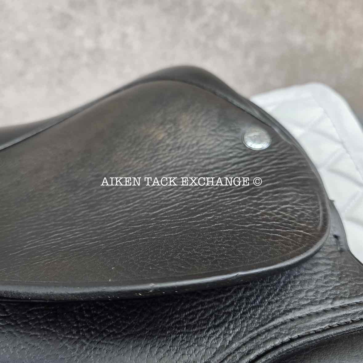 Smith-Worthington Nightwind Dressage Saddle, 17.5" Seat, XX-Wide Hoop Tree, Wool Flocked Panels