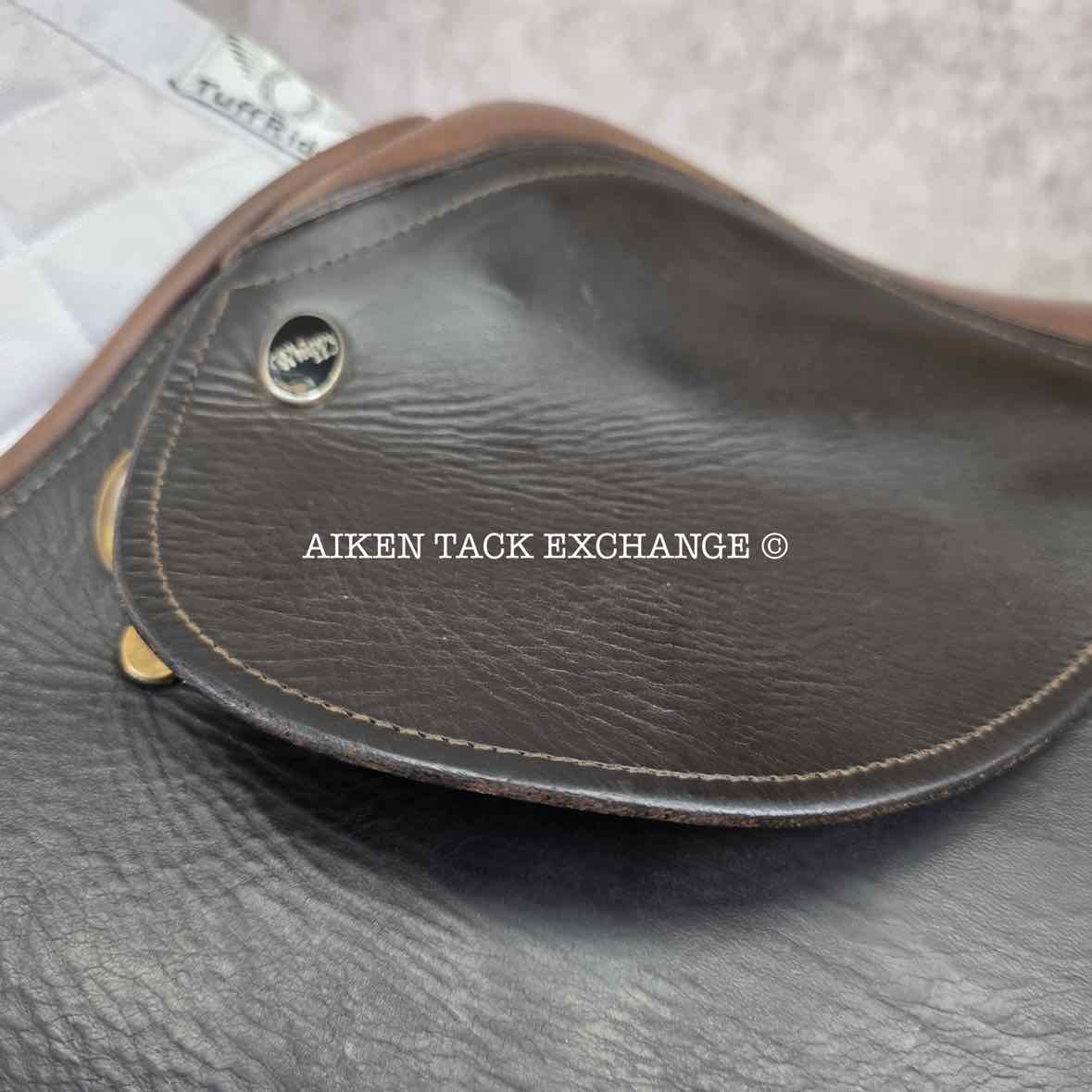 Whippy English Saddle, 17" Seat, Medium Tree, Foam Panels