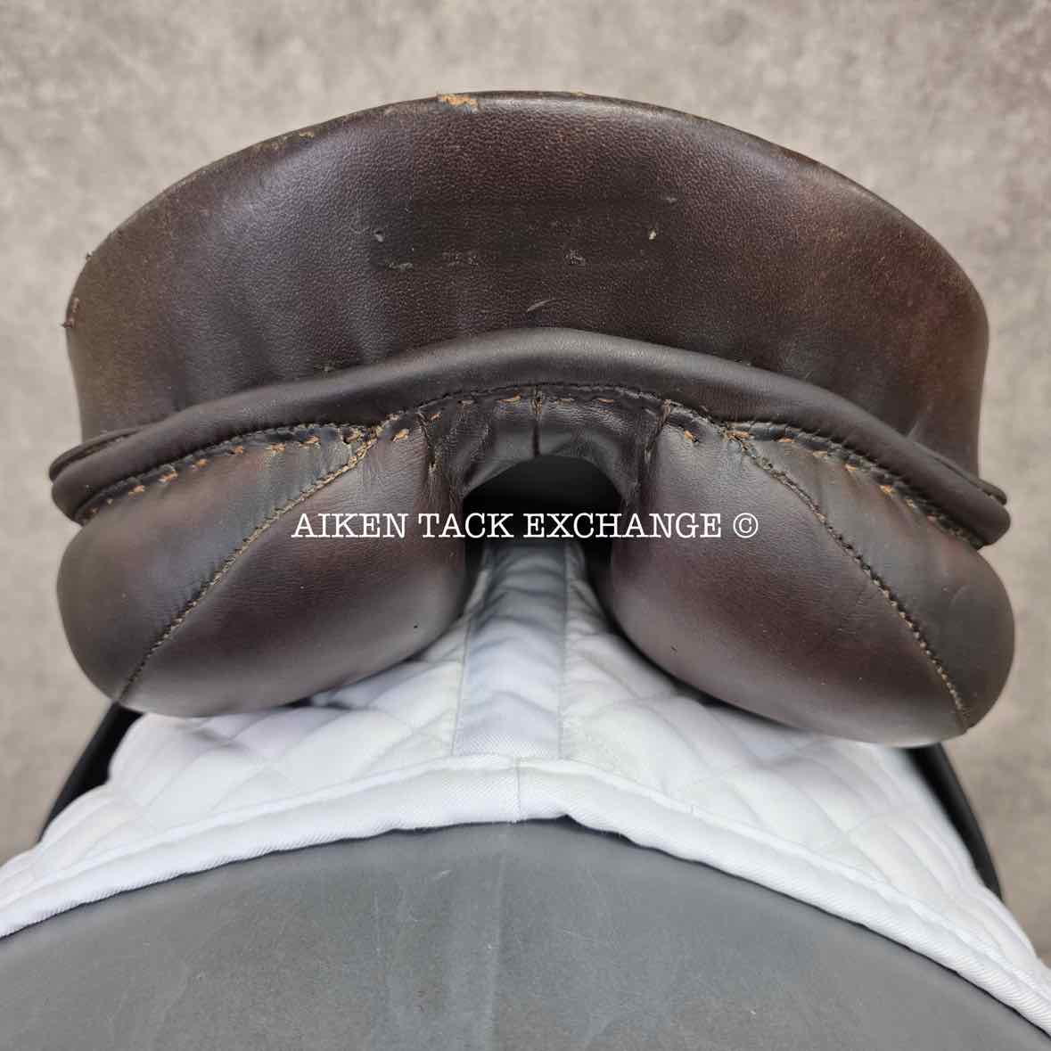 Max Hopfner Dressage Saddle, 18" Seat, Medium Tree, Wool Flocked Panels