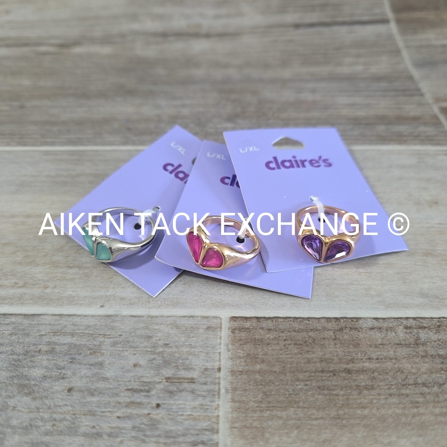 Claire's Rings (3) - Size L/XL