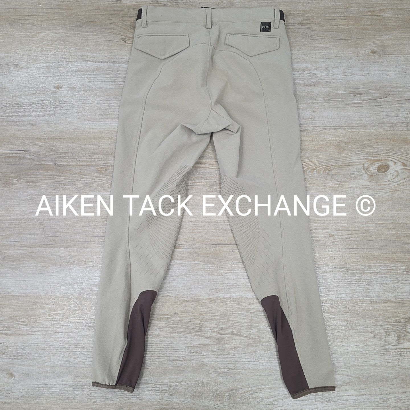 FITS Adjustable Waste Silicone Grip Knee Patch Breeches, Size 26 / 28