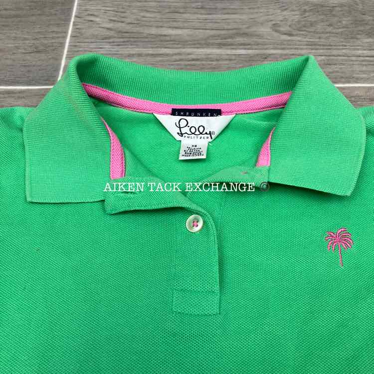Lilly Pulitzer Short Sleeve Polo Shirt, Size X-Small