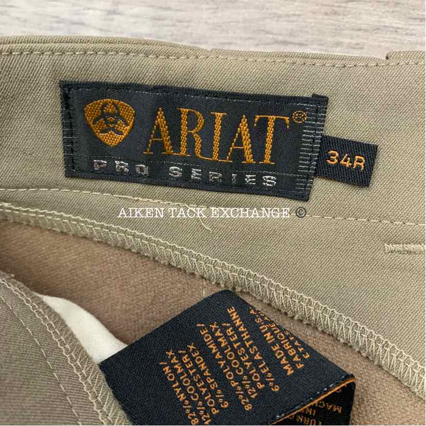 Ariat Pro Circuit Knee Patch Breeches, Size 34 R