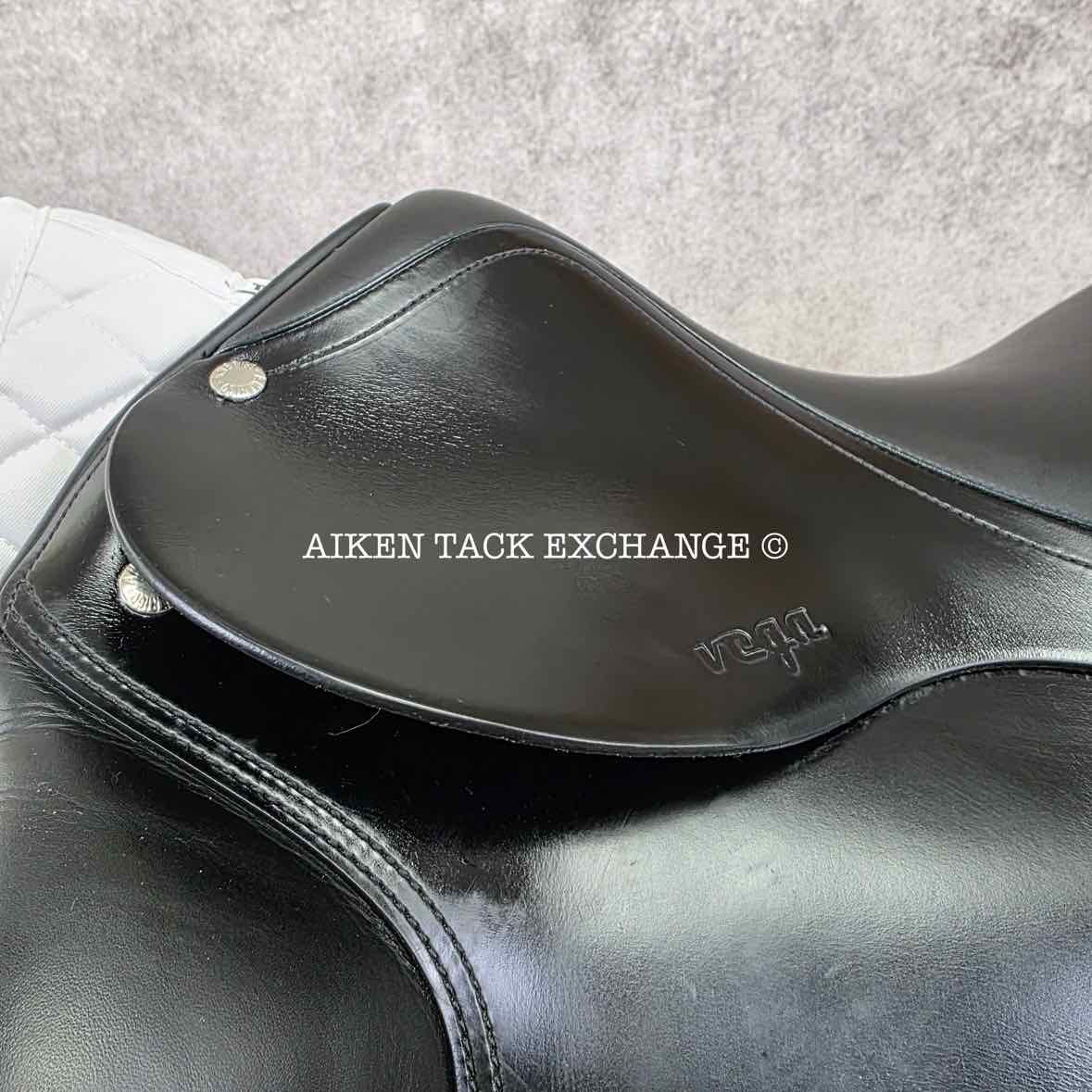 2014 Amerigo Vega Dressage Saddle, 17" Seat, Medium Wide, Wool Flocked Panels