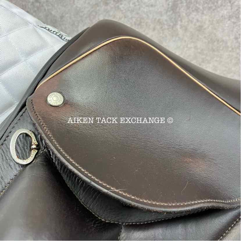 2020 Stackhouse & Ellis Monoflap Dressage Saddle, 17.5" Seat, Medium Wide Tree