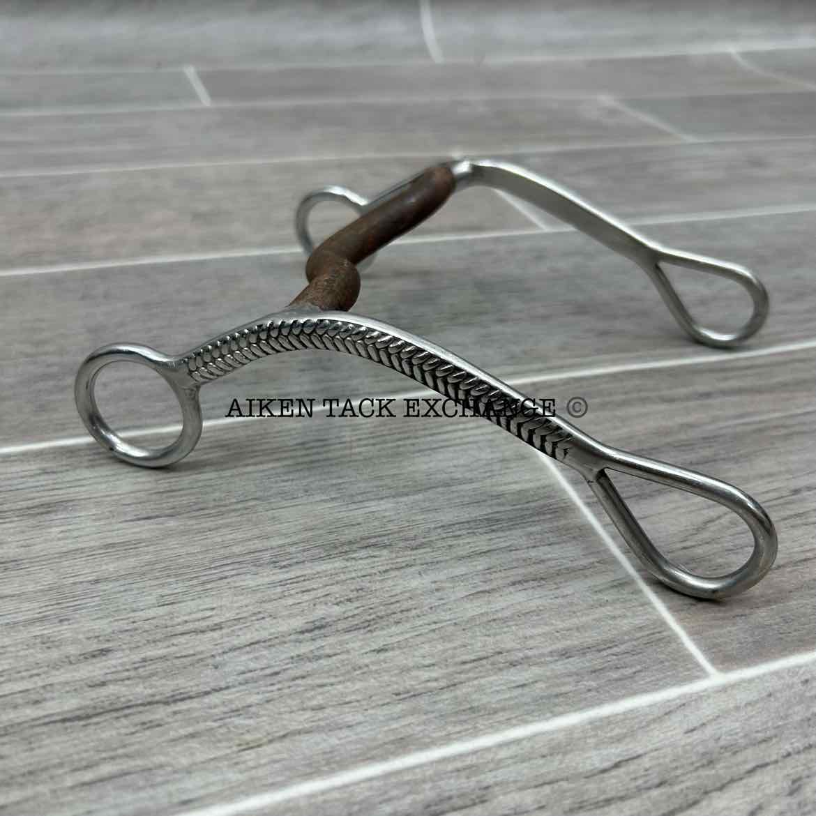 Sweet Iron Mullen Mouth Shanked Bit 5"
