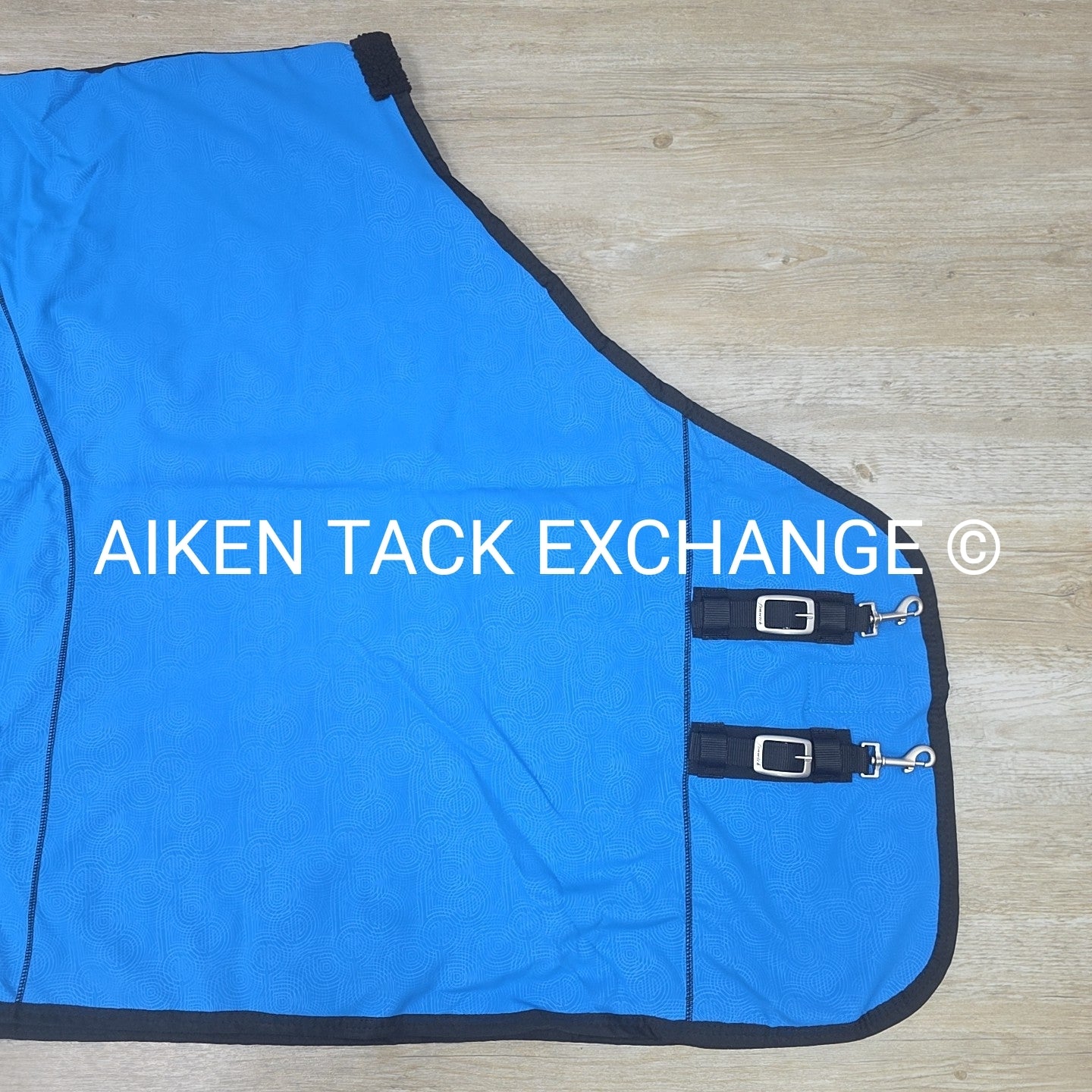 Fenwick Equestrian Softshell Therapeutic Bamboo Blanket, Blue, Size 86"