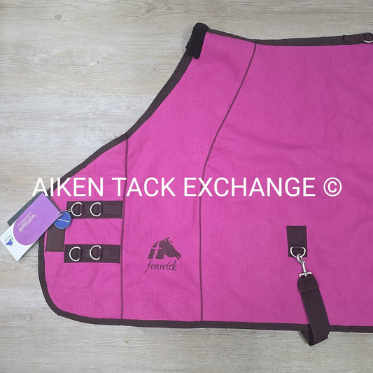 Fenwick Equestrian Softshell Cooler with Sherpa Fleece Lining, Pink, 66"