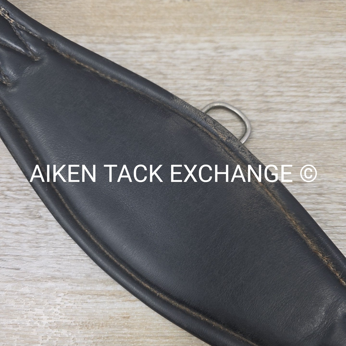 Prestige Padded Leather Short Girth, Black, 24"