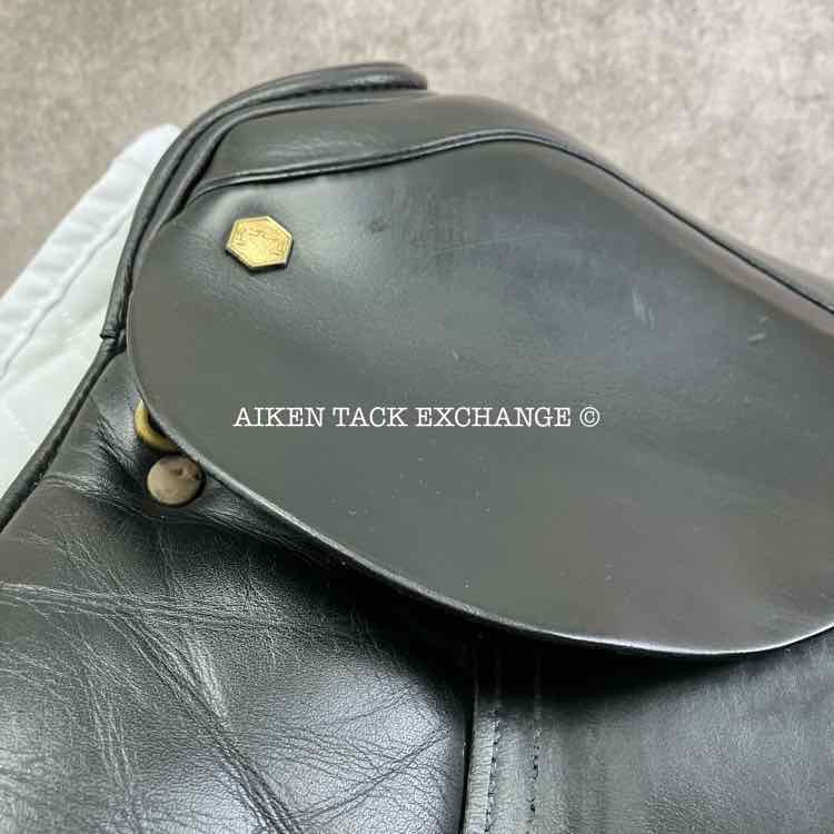 Albion Style Dressage Saddle, 18" Seat, Medium Tree, Wool Flocked Panels