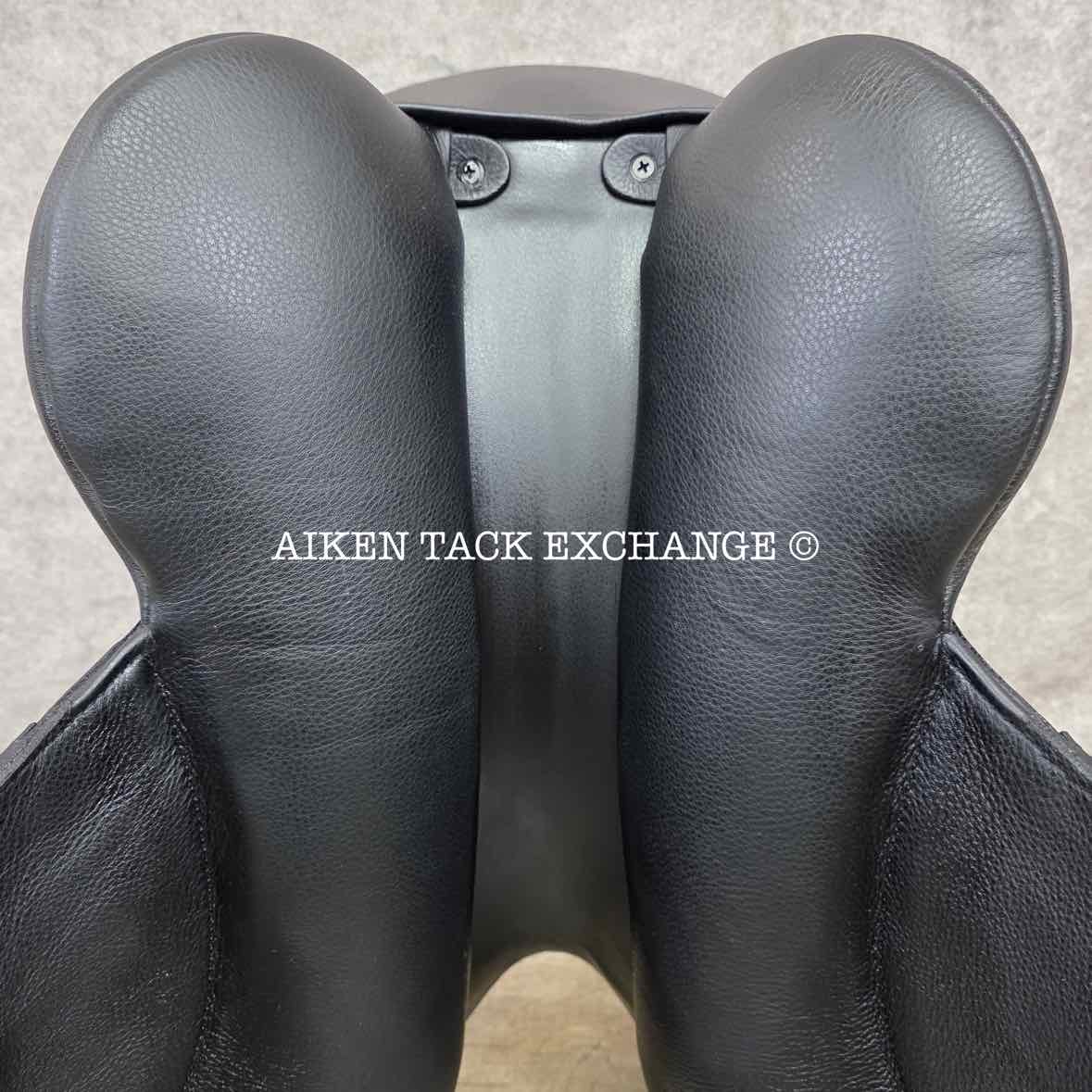 2023 Envy by Custom Saddlery Aurora Monoflap Dressage Saddle, 17.5" Seat, Adjustable Tree, Wool Flocked Panels