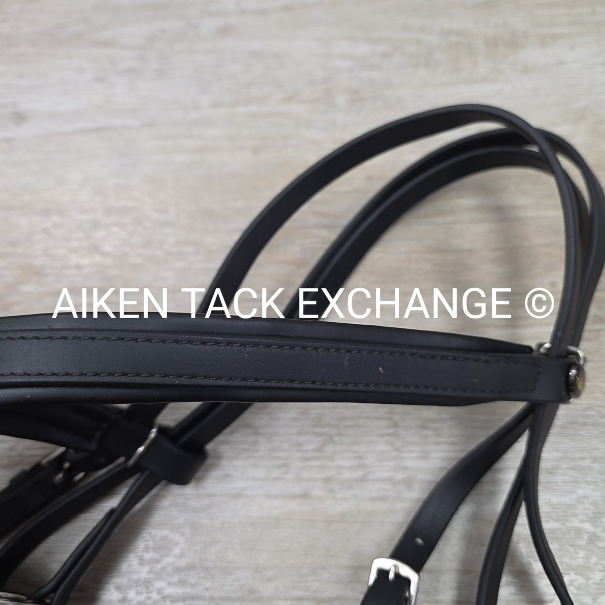 Tekna Synthetic Figure 8 Bridle, No Reins, Black, Size Full