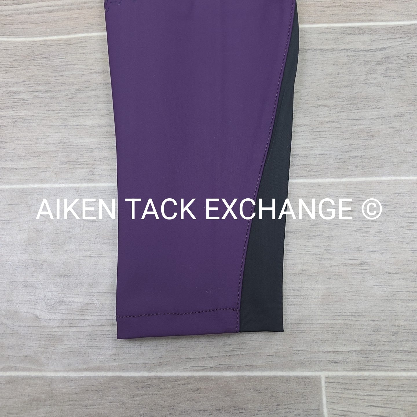 KL Select Gabrielle Knee Patch Breeches, Purple, Women's Size 34R